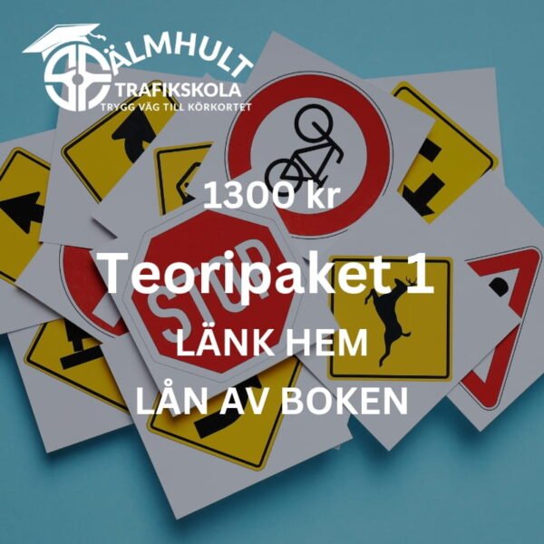 Teoripaket 1 - Hemlärning och Teoribok | Förberedelse för Körkortsprov